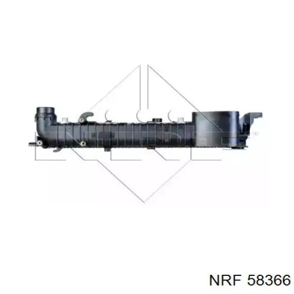 58366 NRF радіатор охолодження двигуна
