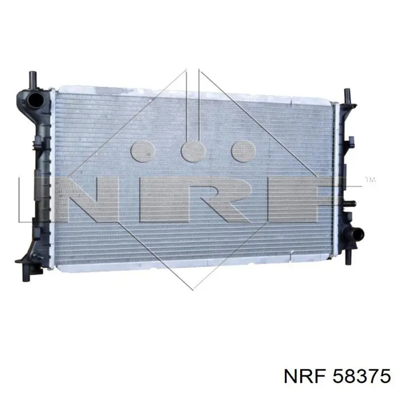 58375 NRF радіатор охолодження двигуна