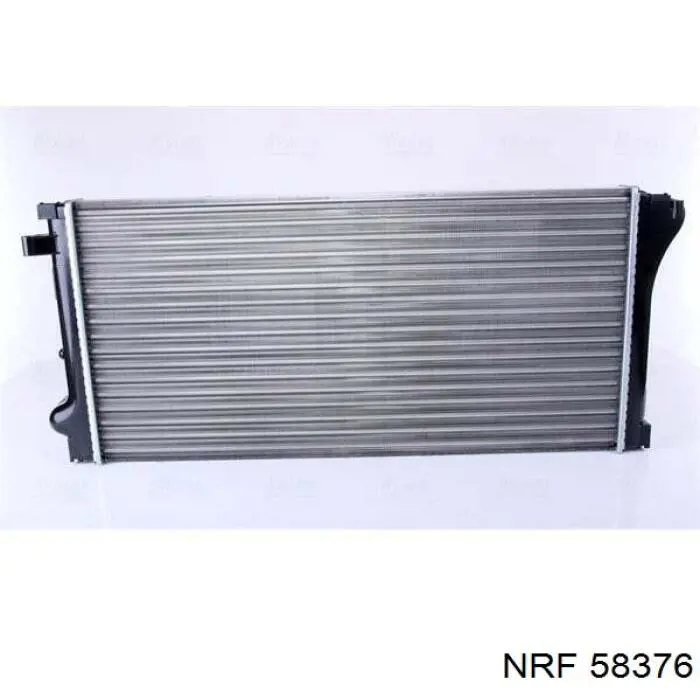 58376 NRF радіатор охолодження двигуна