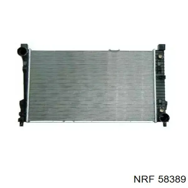 58389 NRF Радіатор охолодження двигуна