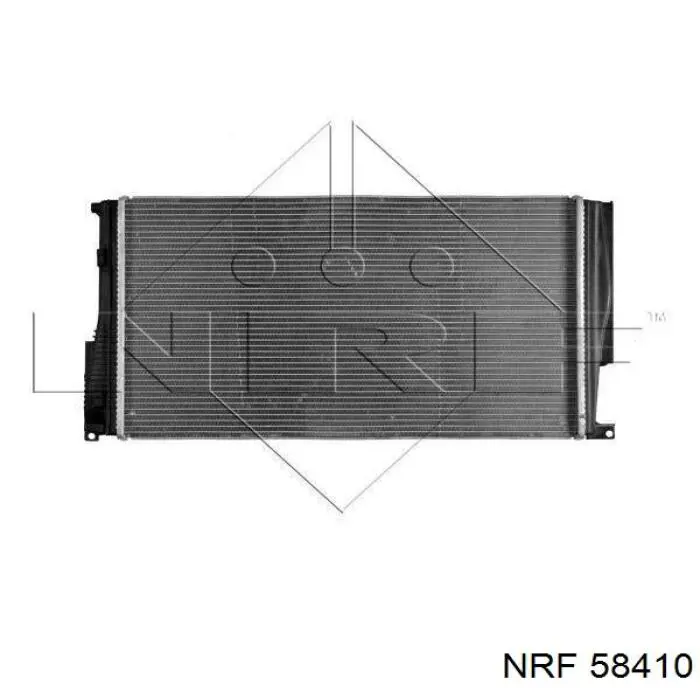 58410 NRF радіатор охолодження двигуна