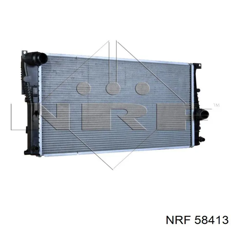 58413 NRF радіатор охолодження двигуна