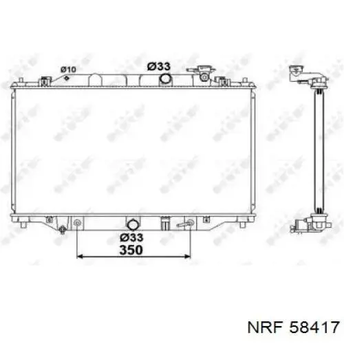 Радіатор основний AVA MZ2274 ціна, від 158.20 USD