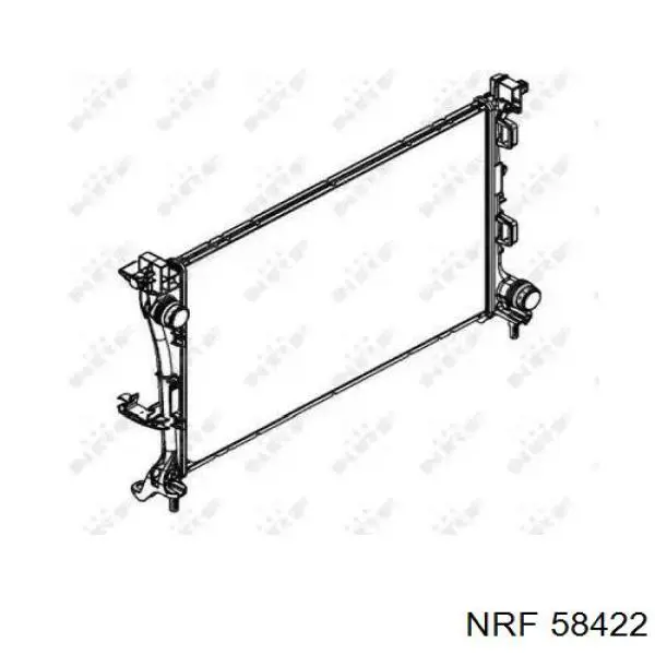 Радіатор основний NRF 58422 ціна, від 101.69 USD