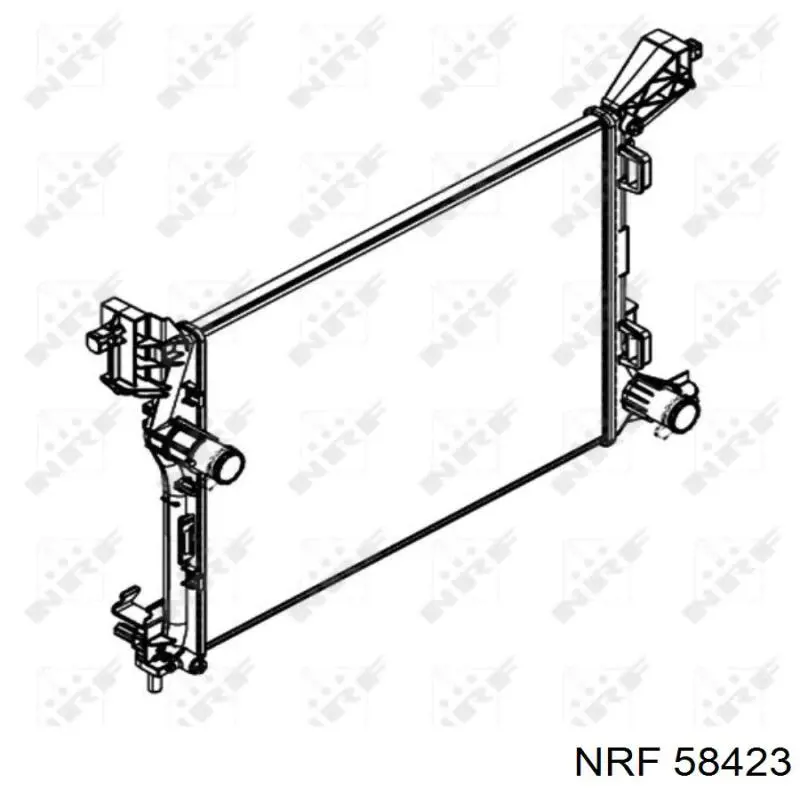 Купити 51887898 Fiat/Alfa/Lancia Радіатор двигуна