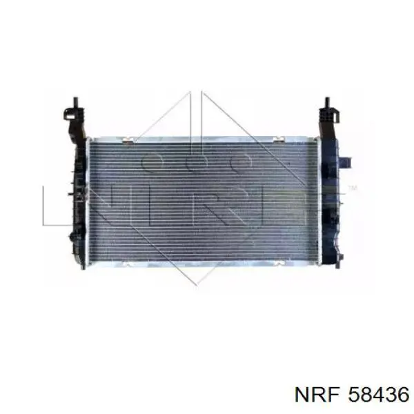 58436 NRF радіатор охолодження двигуна