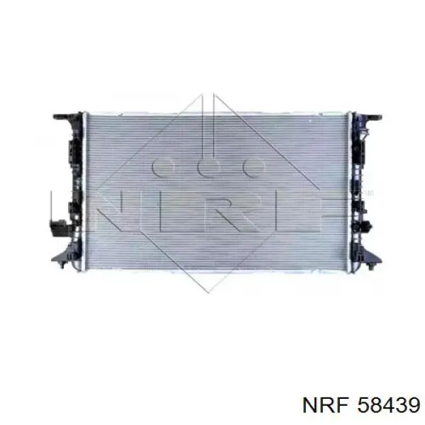 58439 NRF Радіатор охолодження двигуна