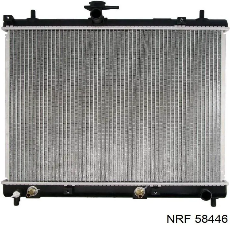 58446 NRF радіатор охолодження двигуна