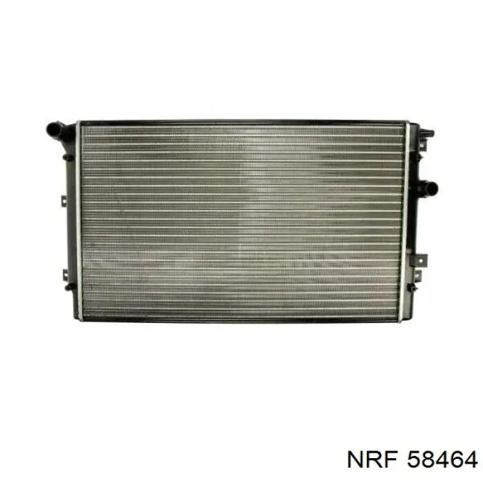 58464 NRF Радіатор охолодження двигуна
