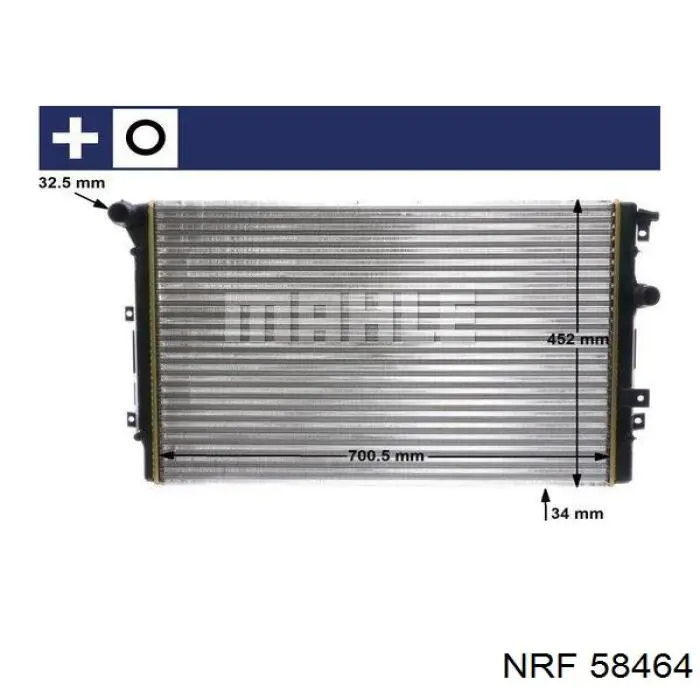 Радіатор основний FPS FP74A320 ціна, від 67.22 USD