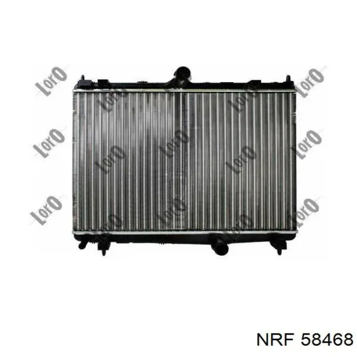 58468 NRF радіатор охолодження двигуна