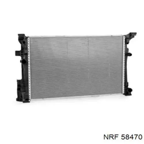 Радіатор основний NRF 58470 ціна, від 114.02 USD