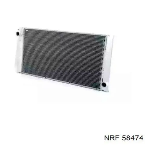 58474 NRF Радіатор охолодження двигуна