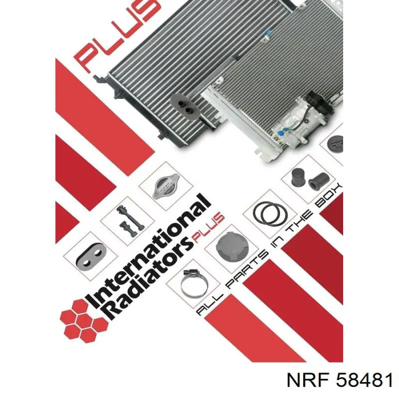 FP56A163NF NRF радіатор охолодження двигуна