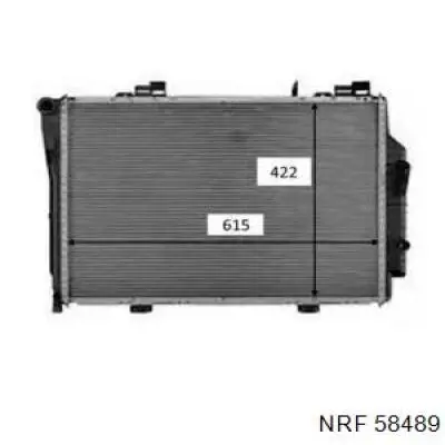Купити A2025008203 Mercedes Радіатор двигуна