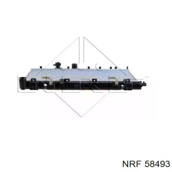 58493 NRF Радіатор охолодження двигуна
