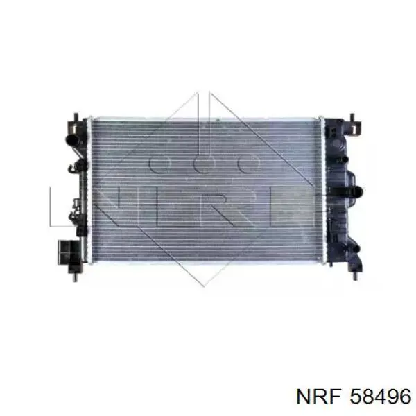 58496 NRF радіатор охолодження двигуна