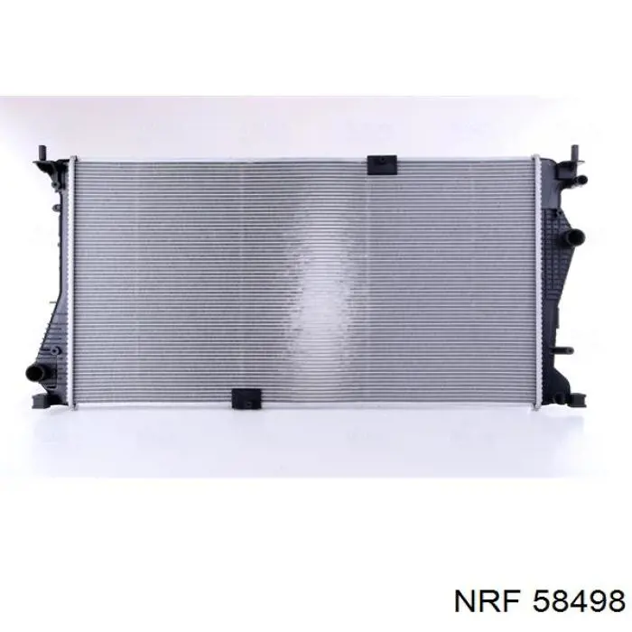 58498 NRF радіатор охолодження двигуна