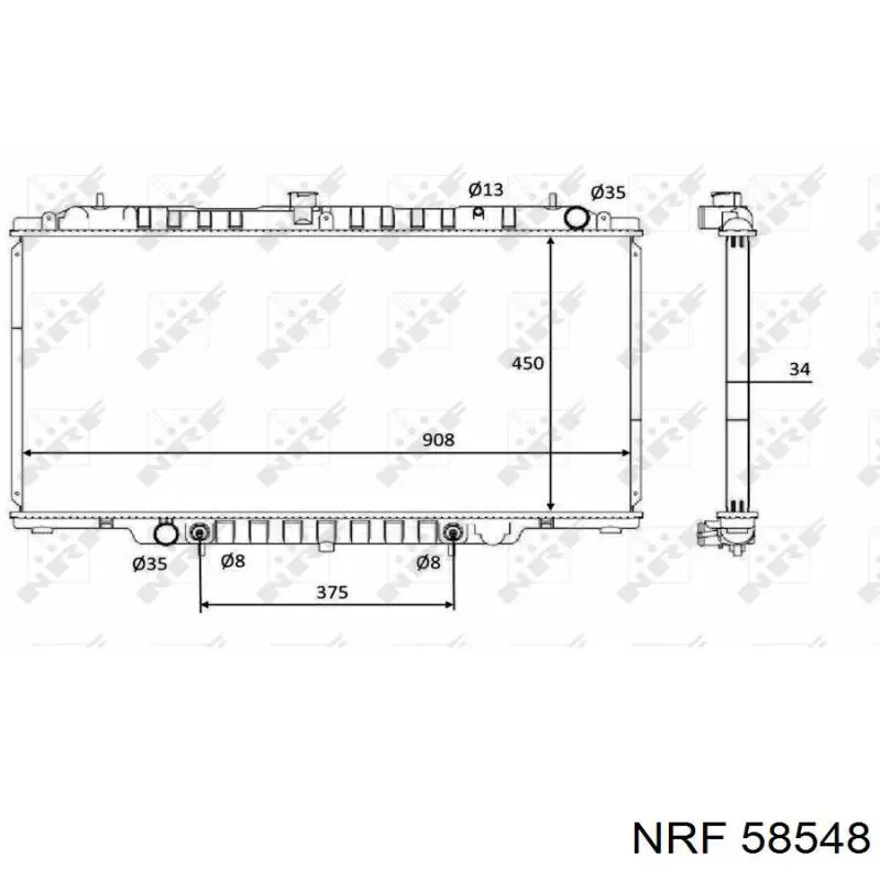 Купити 21460VB301 Nissan/Infiniti Радіатор двигуна