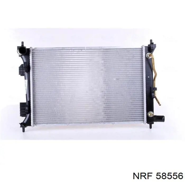 58556 NRF Радіатор охолодження двигуна