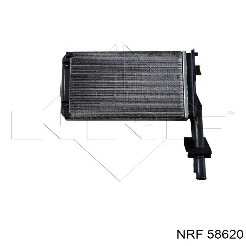 58620 NRF радіатор пічки (обігрівача)