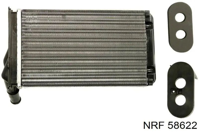 Радіатор пічки 58622 NRF