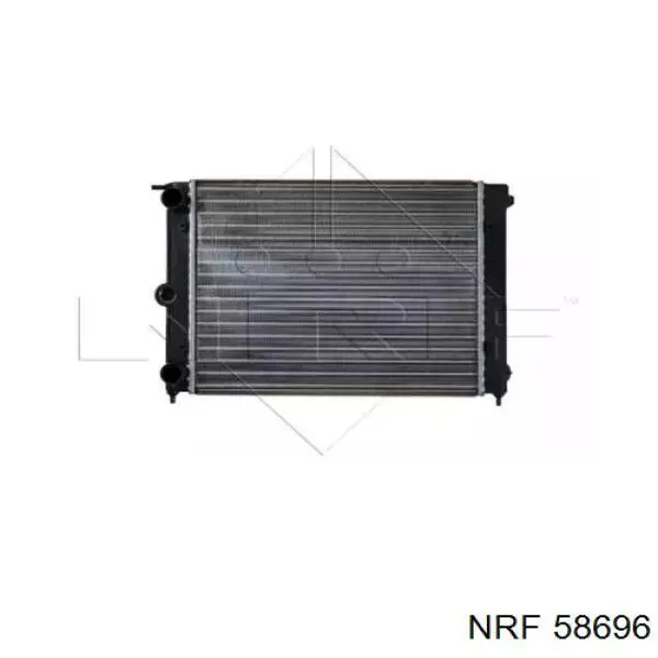 58696 NRF радіатор охолодження двигуна