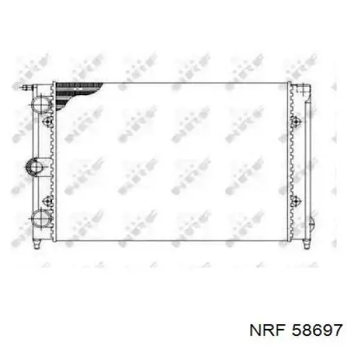Радіатор охолодження NRF 58697