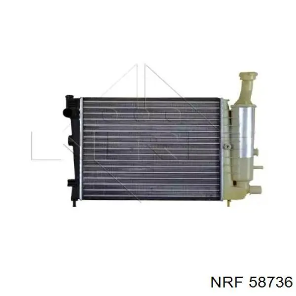 Радіатор 58736 NRF