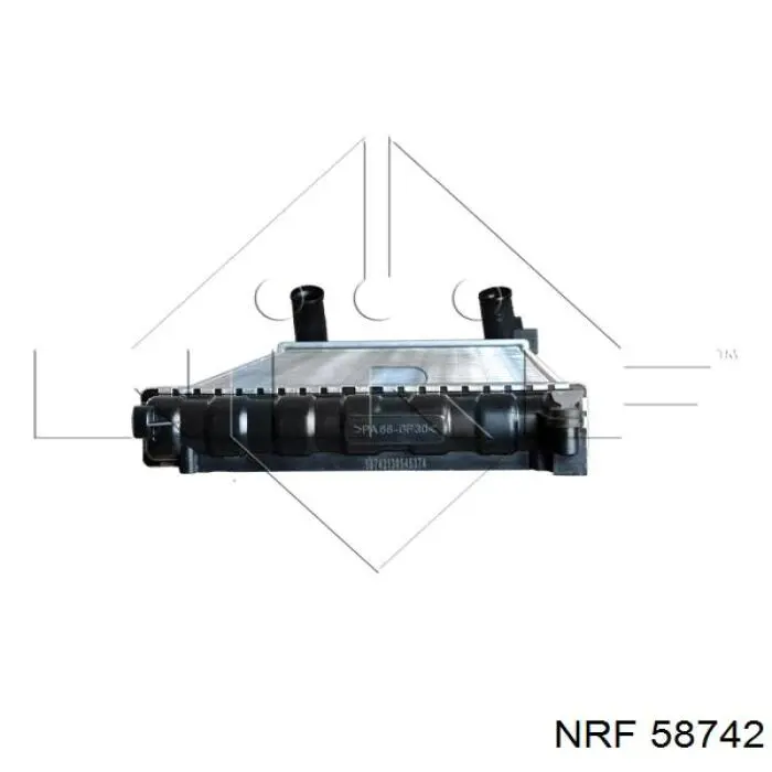 Купити 62312 Nissens Радіатор двигуна