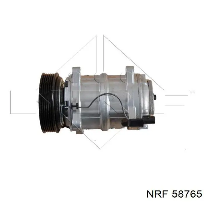 58765 NRF радіатор охолодження двигуна