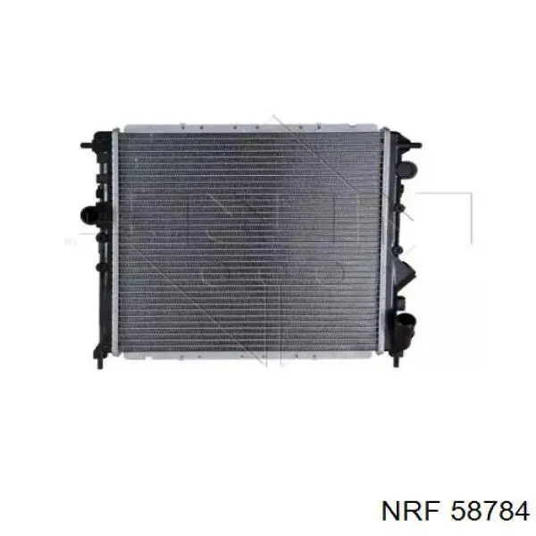 58784 NRF радіатор охолодження двигуна