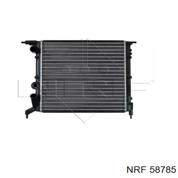 58785 NRF радіатор охолодження двигуна