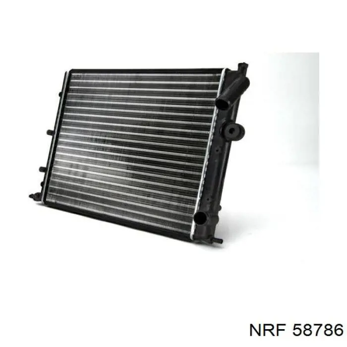 58786 NRF Радіатор охолодження двигуна