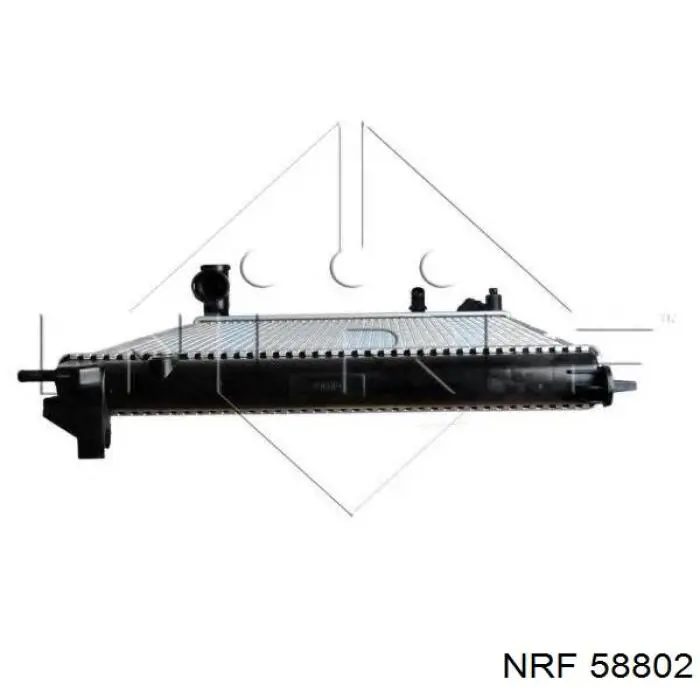 Купити 58802 NRF Радіатор двигуна