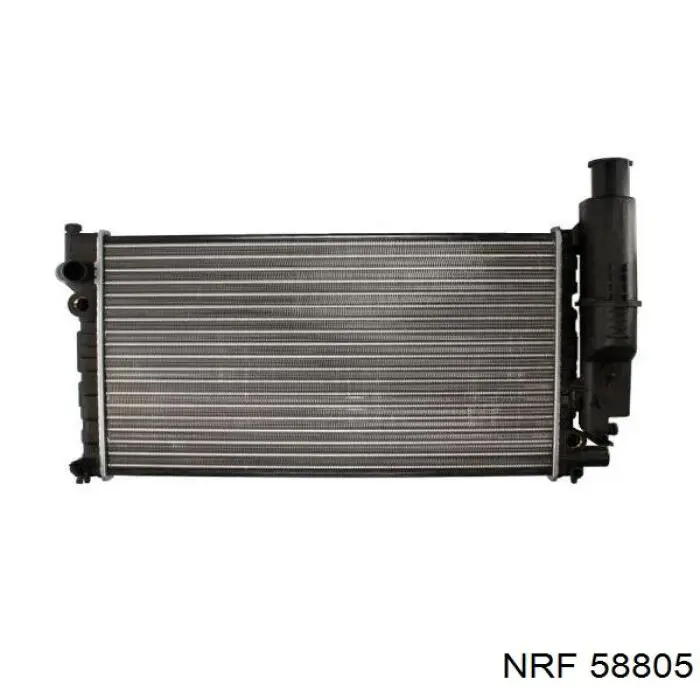 58805 NRF Радіатор охолодження двигуна