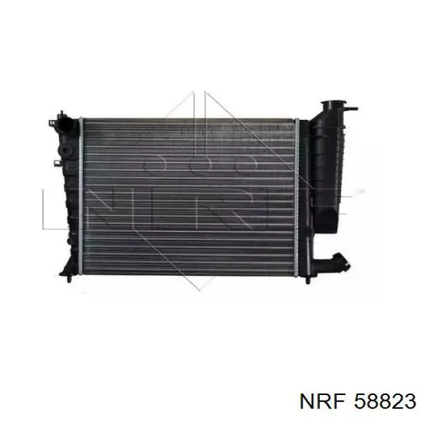 58823 NRF радіатор охолодження двигуна