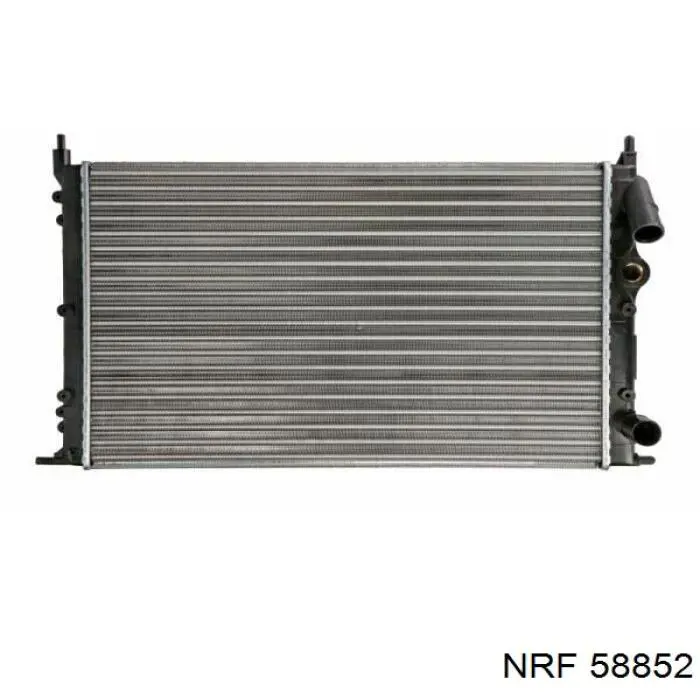 58852 NRF радіатор охолодження двигуна