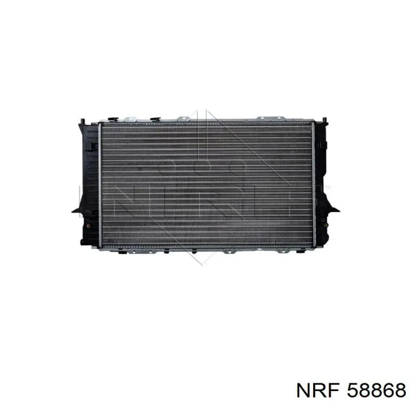 58868 NRF Радіатор охолодження двигуна