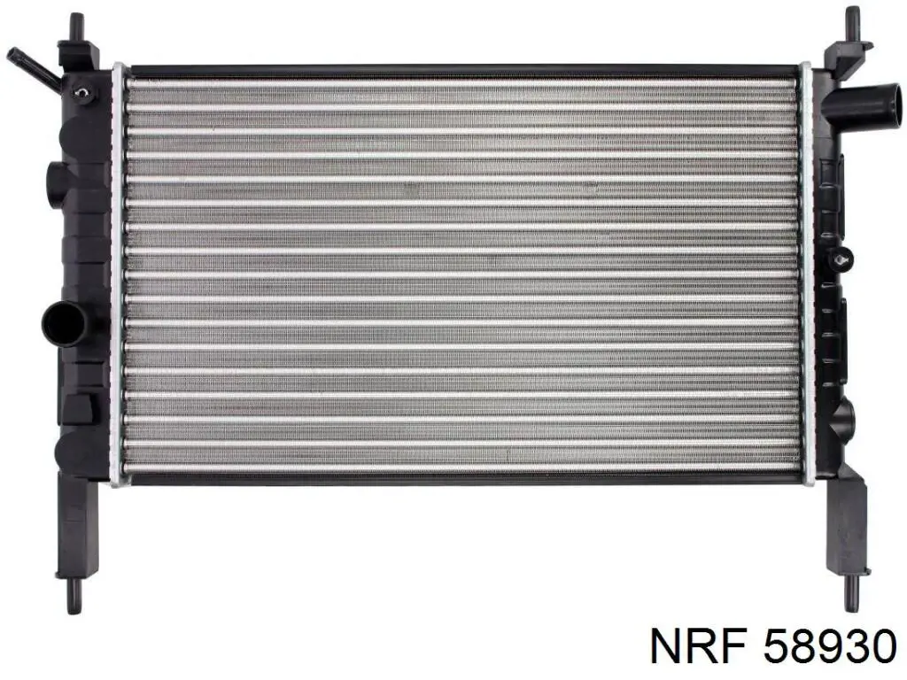 58930 NRF радіатор охолодження двигуна