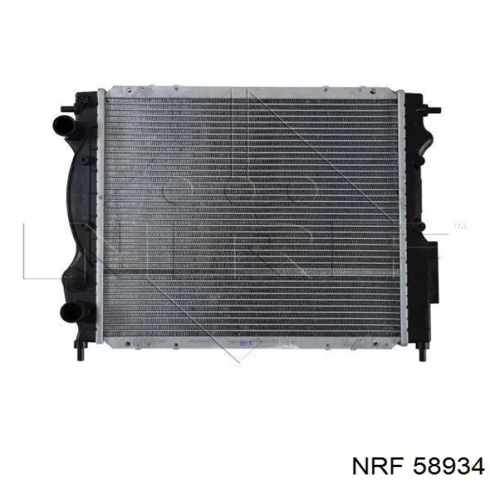 58934 NRF радіатор охолодження двигуна