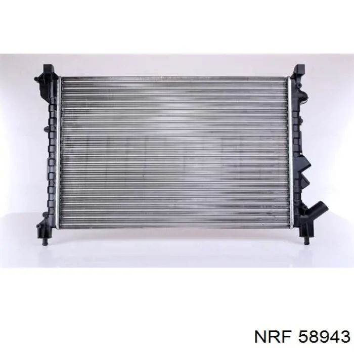 58943 NRF Радіатор охолодження двигуна