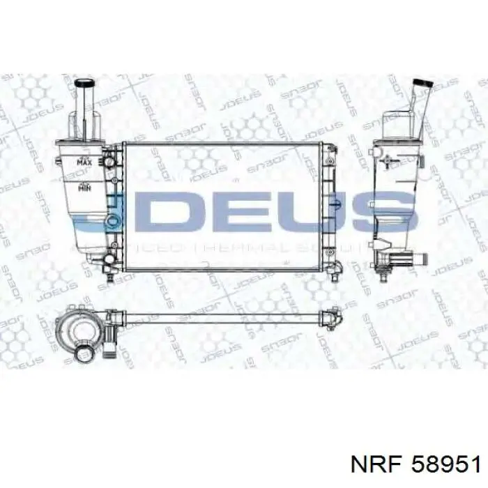 Радіатор 58951 NRF