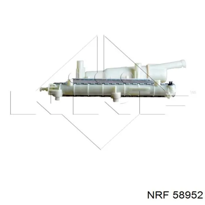 58952 NRF Радіатор охолодження двигуна