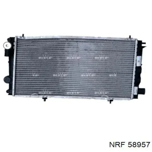 58957 NRF Радіатор охолодження двигуна