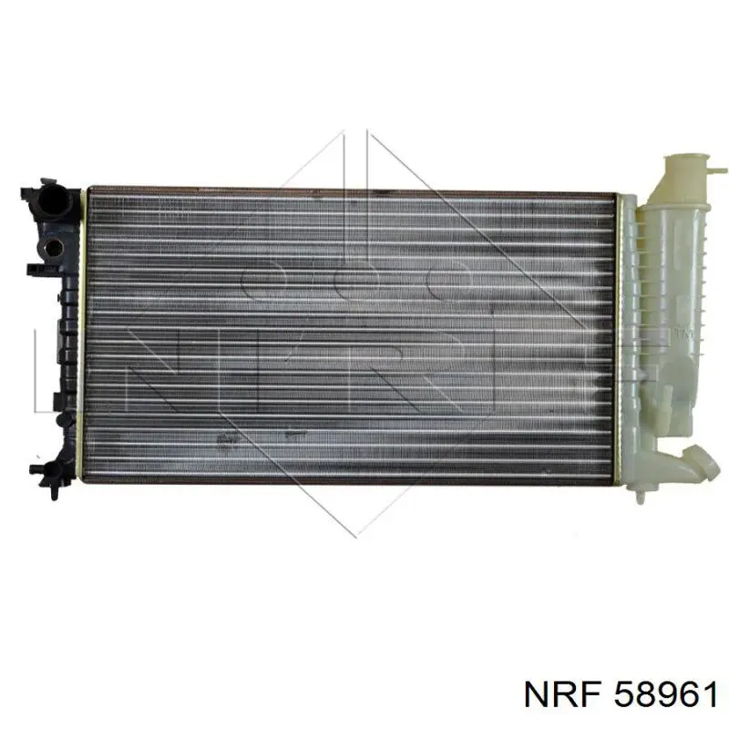 58961 NRF радіатор охолодження двигуна