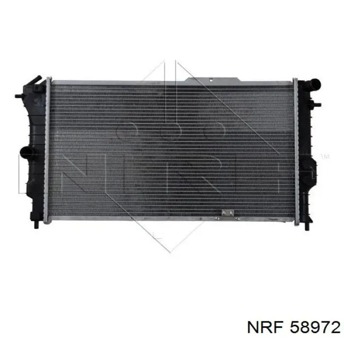 58972 NRF радіатор охолодження двигуна