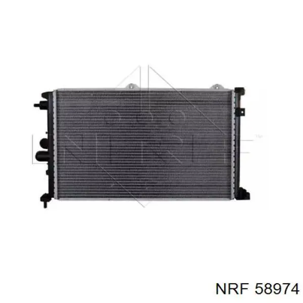 Радіатор основний NRF 58974 ціна, від 47.00 USD