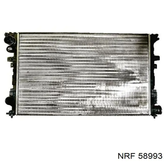 58993 NRF радіатор охолодження двигуна
