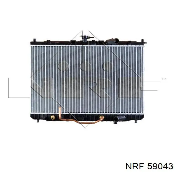 Радіатор охолодження NRF 59043
